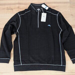 NWT Tommy Bahama Half Zip Pullover XL "Tobago Bay" Sweatshirt